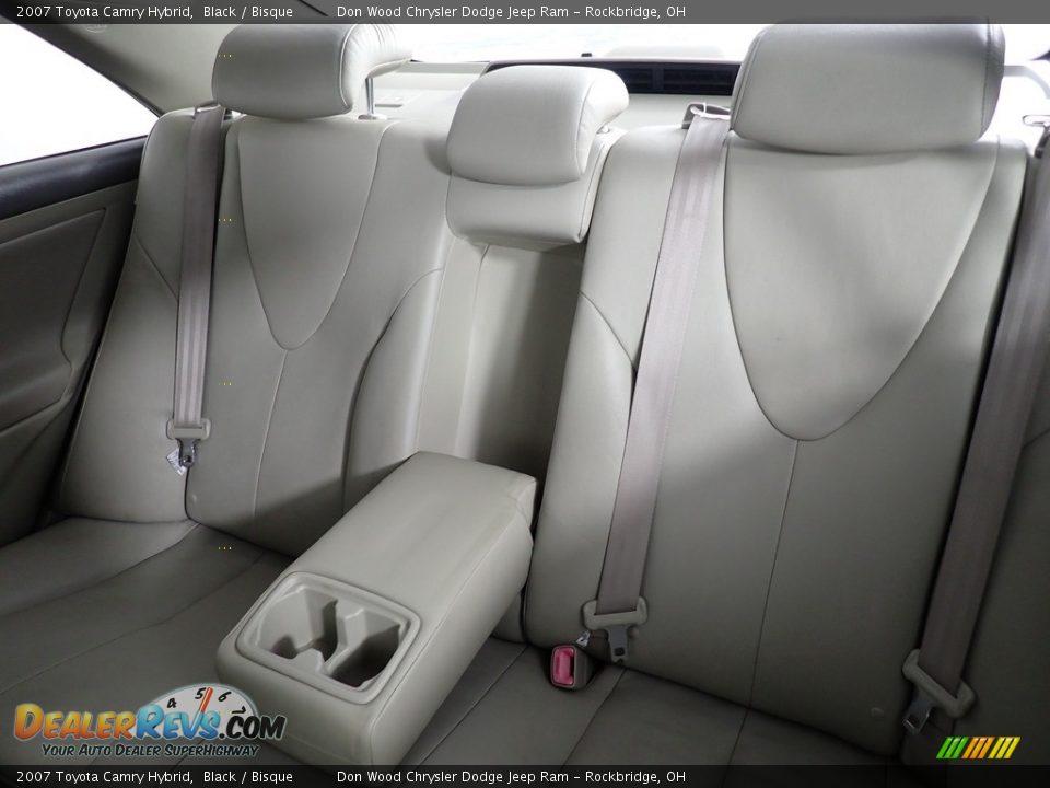 2007 Toyota Camry Hybrid Black / Bisque Photo #33