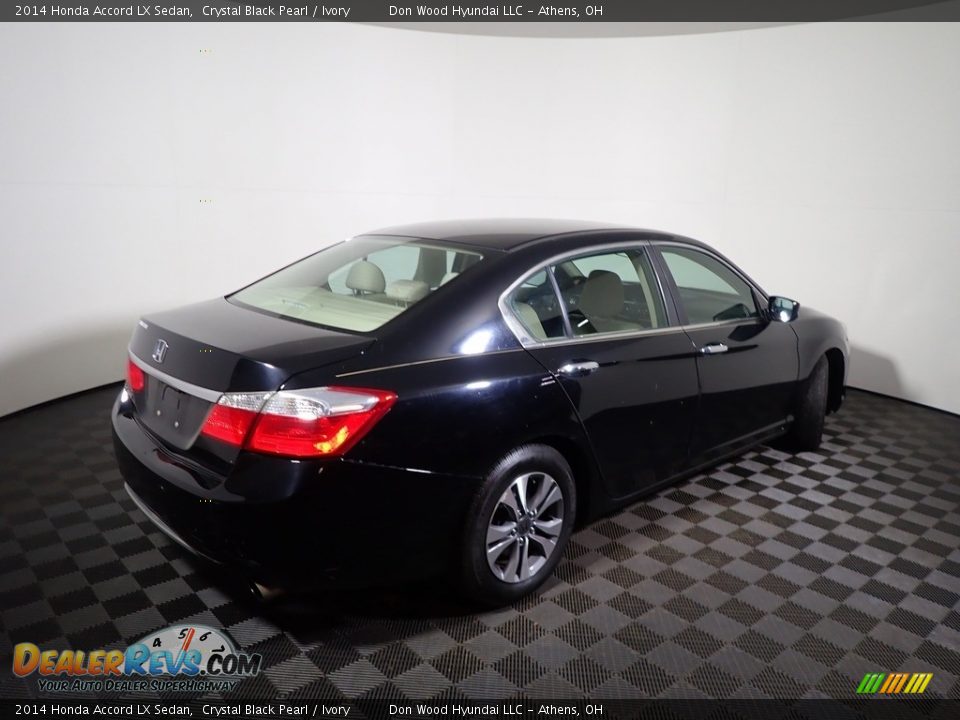 2014 Honda Accord LX Sedan Crystal Black Pearl / Ivory Photo #13