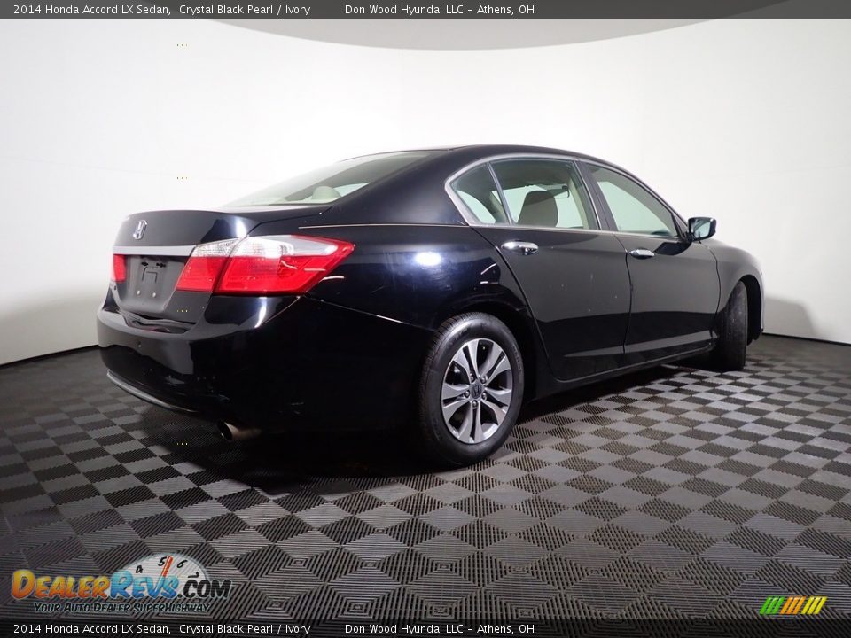 2014 Honda Accord LX Sedan Crystal Black Pearl / Ivory Photo #14