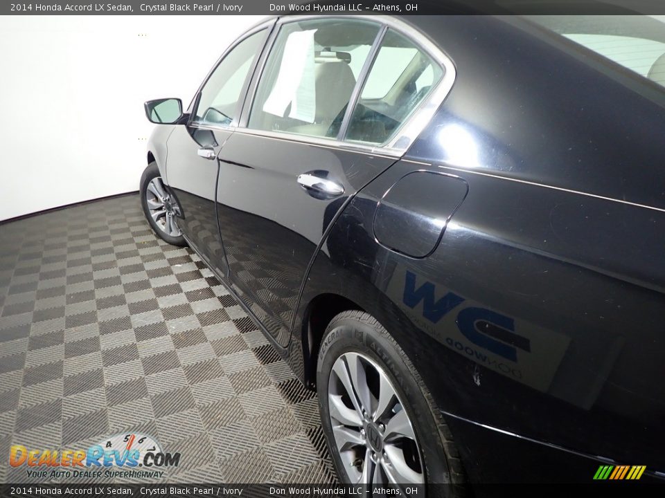 2014 Honda Accord LX Sedan Crystal Black Pearl / Ivory Photo #15