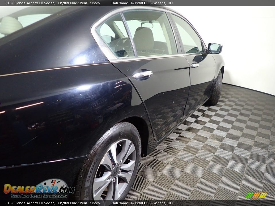 2014 Honda Accord LX Sedan Crystal Black Pearl / Ivory Photo #16