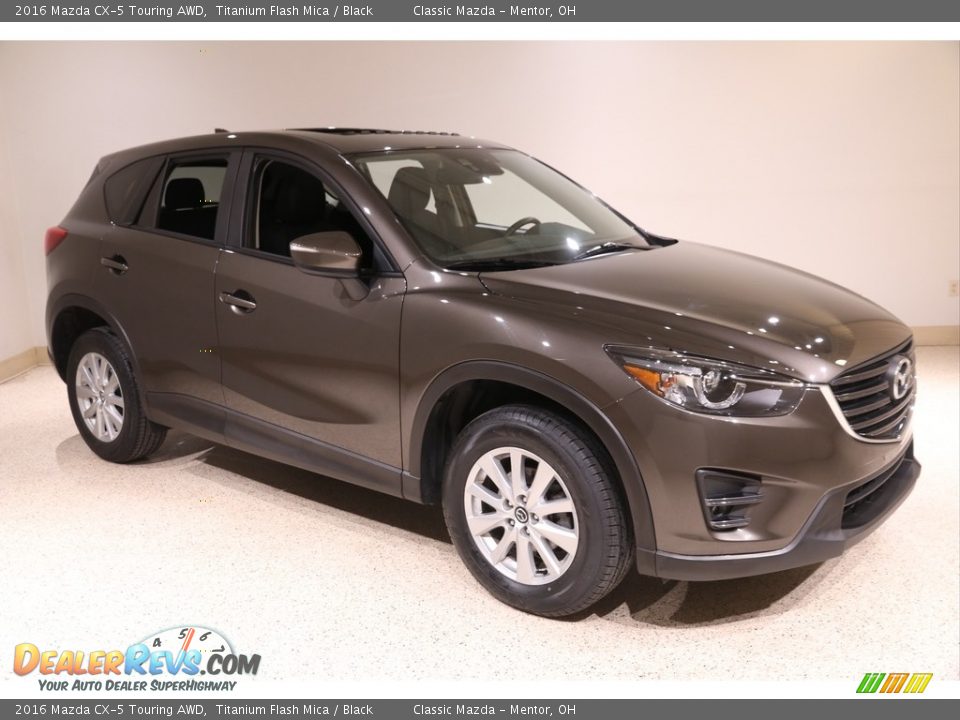 2016 Mazda CX-5 Touring AWD Titanium Flash Mica / Black Photo #1