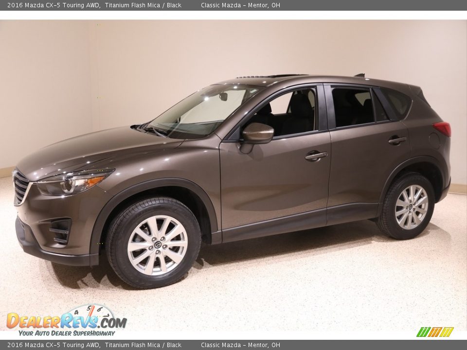 2016 Mazda CX-5 Touring AWD Titanium Flash Mica / Black Photo #3