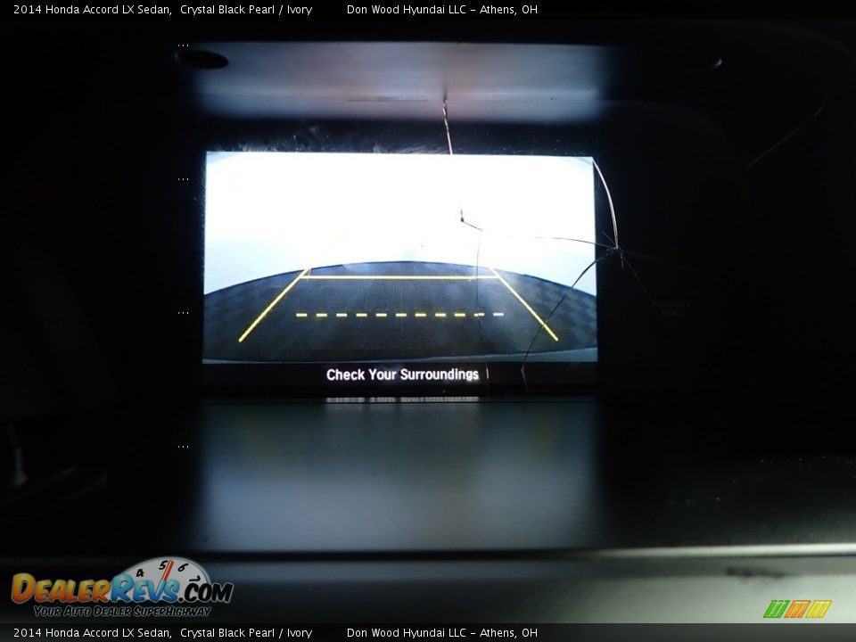 2014 Honda Accord LX Sedan Crystal Black Pearl / Ivory Photo #27