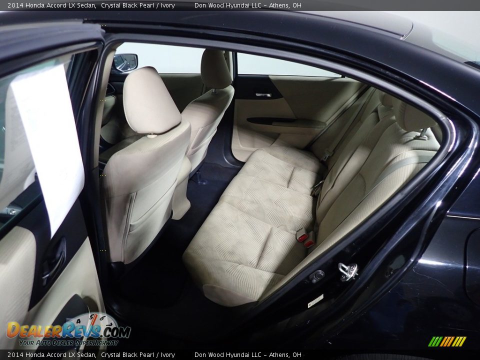 2014 Honda Accord LX Sedan Crystal Black Pearl / Ivory Photo #31