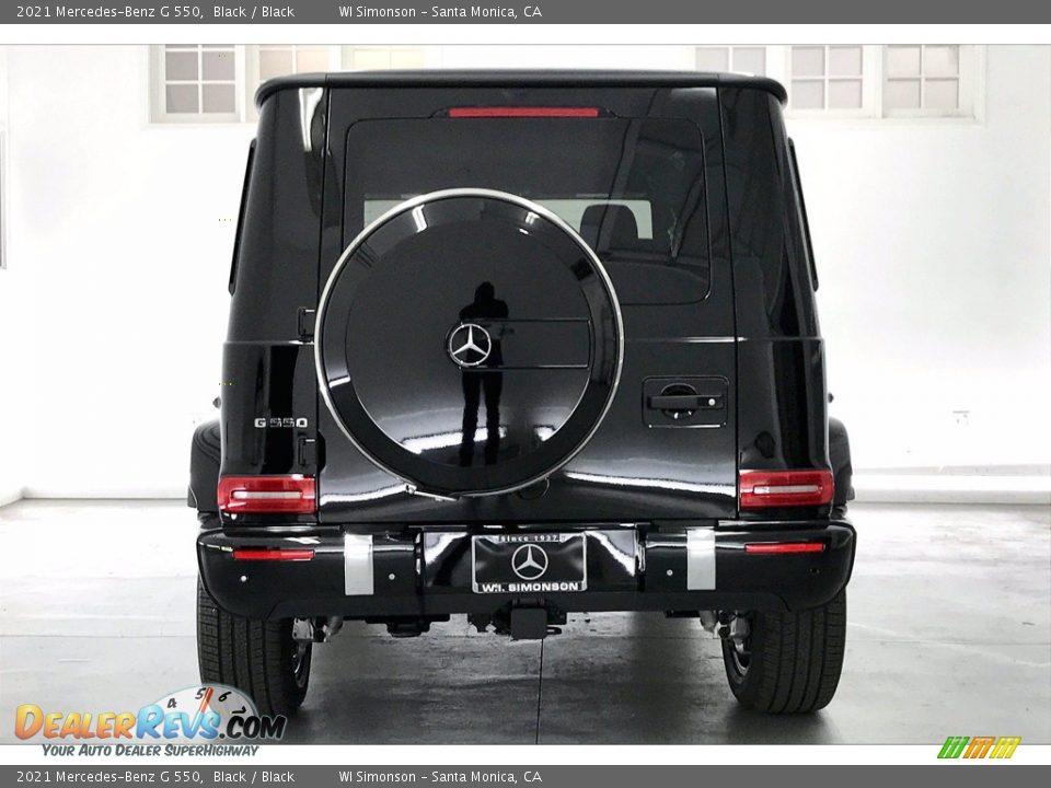 2021 Mercedes-Benz G 550 Black / Black Photo #3