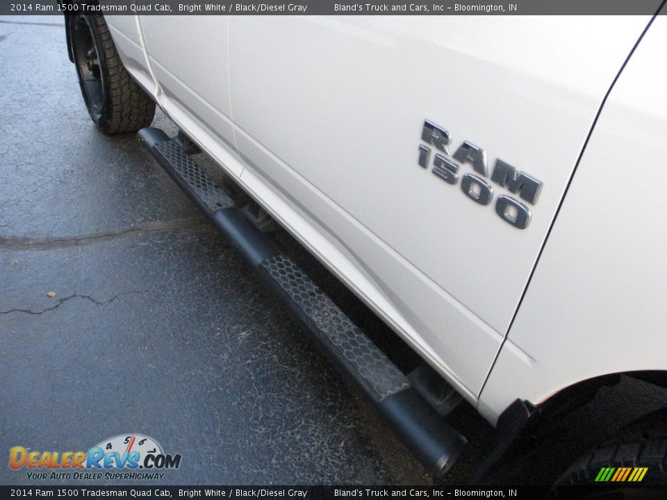 2014 Ram 1500 Tradesman Quad Cab Bright White / Black/Diesel Gray Photo #23