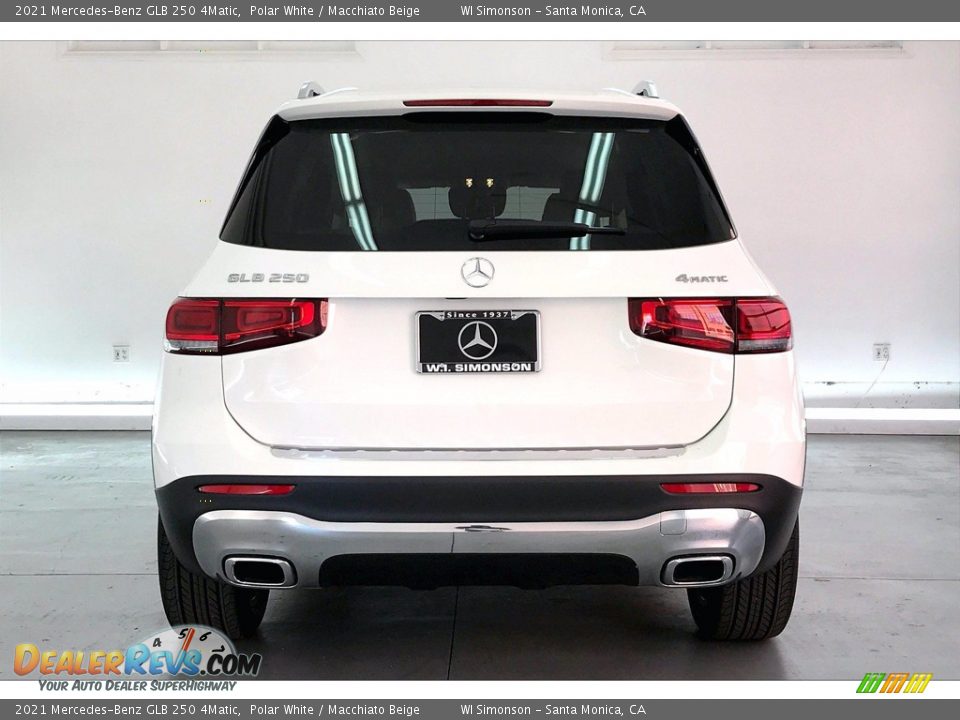 2021 Mercedes-Benz GLB 250 4Matic Polar White / Macchiato Beige Photo #3