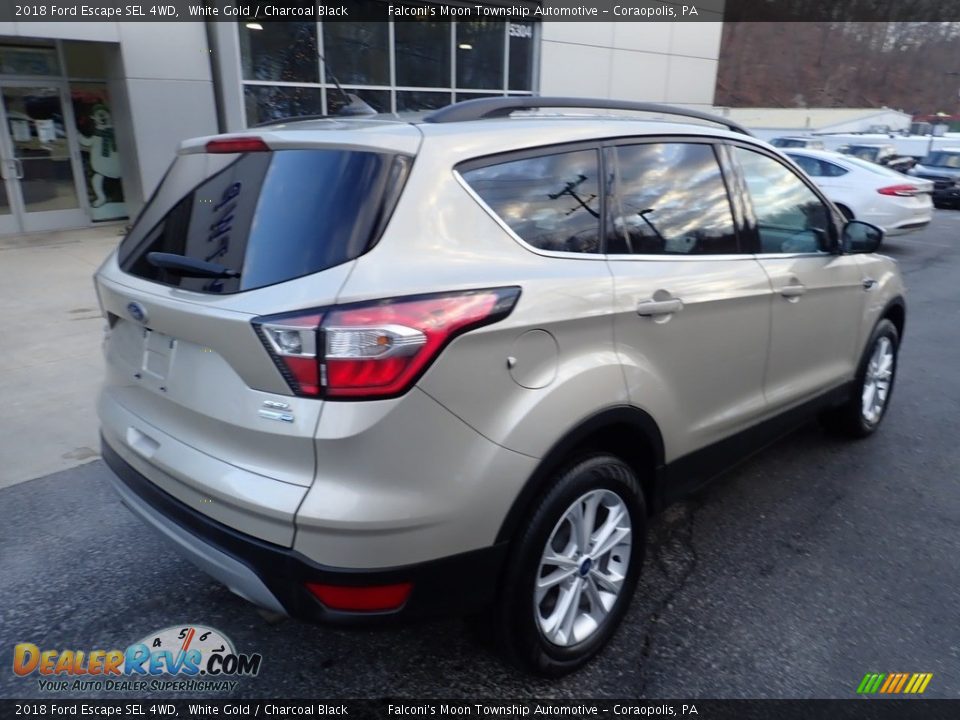 2018 Ford Escape SEL 4WD White Gold / Charcoal Black Photo #2