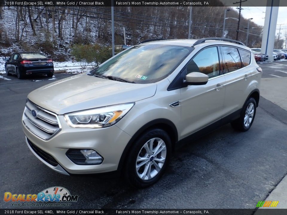 2018 Ford Escape SEL 4WD White Gold / Charcoal Black Photo #7