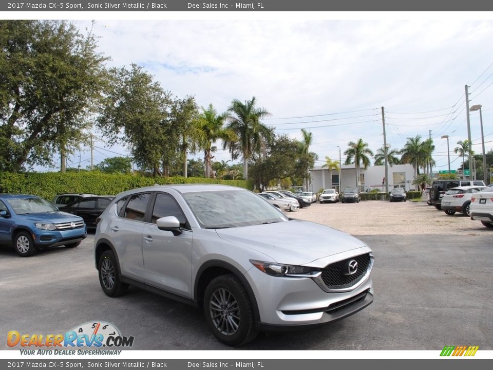 2017 Mazda CX-5 Sport Sonic Silver Metallic / Black Photo #1