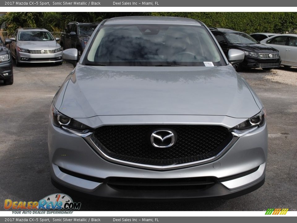 2017 Mazda CX-5 Sport Sonic Silver Metallic / Black Photo #3