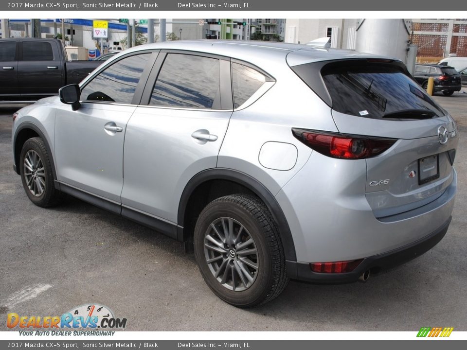 Sonic Silver Metallic 2017 Mazda CX-5 Sport Photo #6