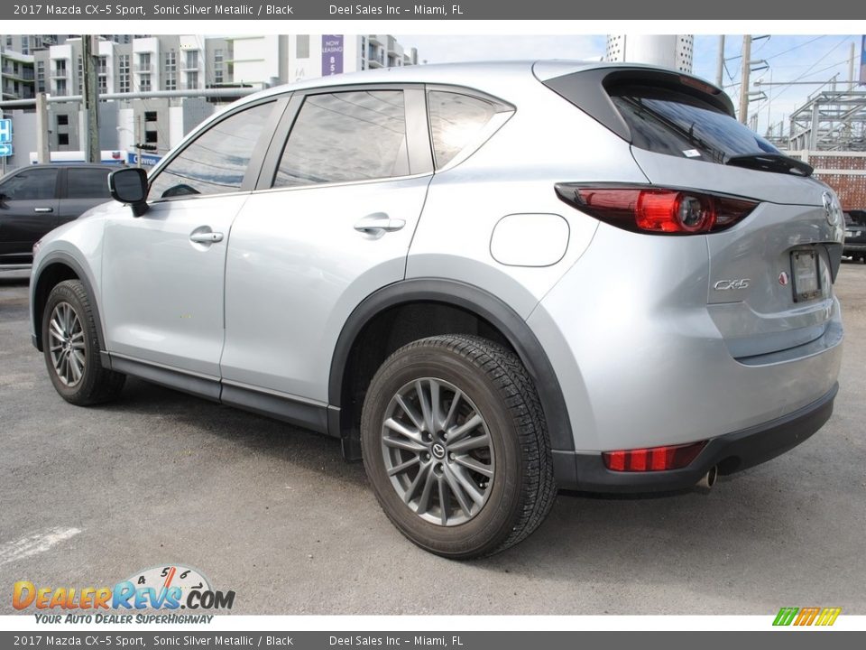 Sonic Silver Metallic 2017 Mazda CX-5 Sport Photo #7