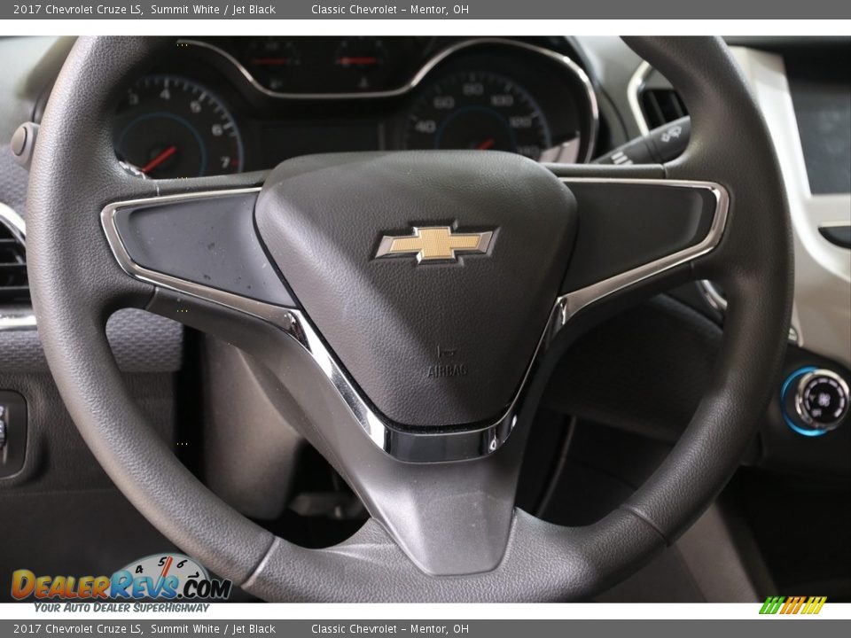 2017 Chevrolet Cruze LS Summit White / Jet Black Photo #7