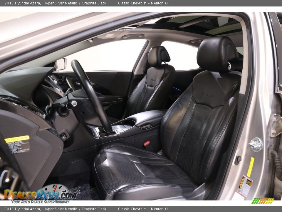 2013 Hyundai Azera Hyper Silver Metallic / Graphite Black Photo #6