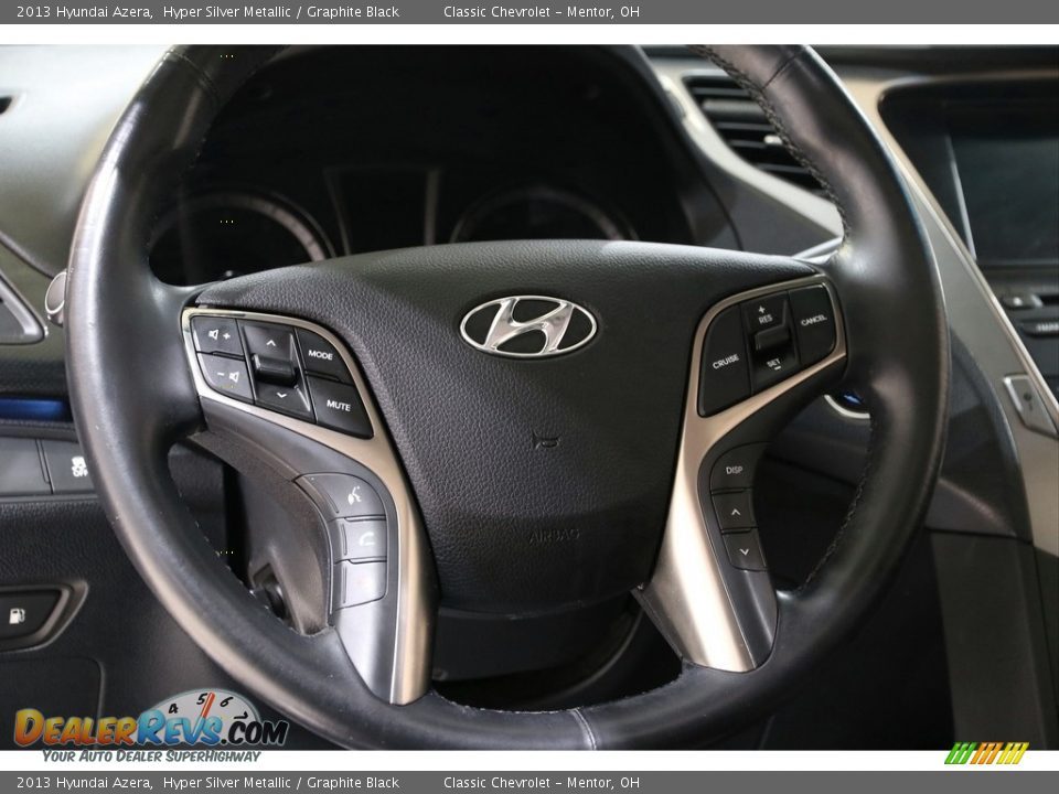 2013 Hyundai Azera Hyper Silver Metallic / Graphite Black Photo #8