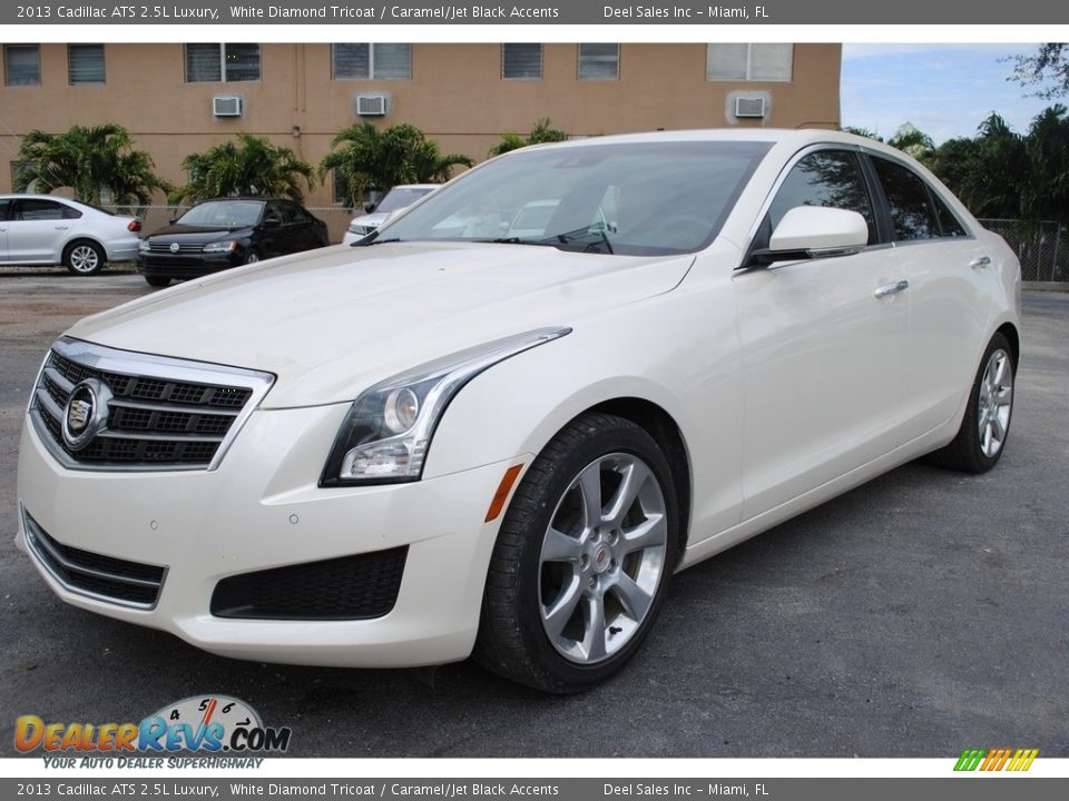 White Diamond Tricoat 2013 Cadillac ATS 2.5L Luxury Photo #5