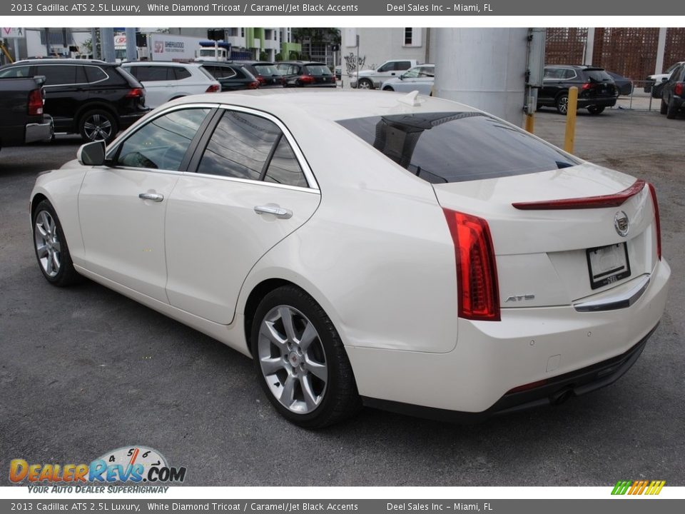 White Diamond Tricoat 2013 Cadillac ATS 2.5L Luxury Photo #6