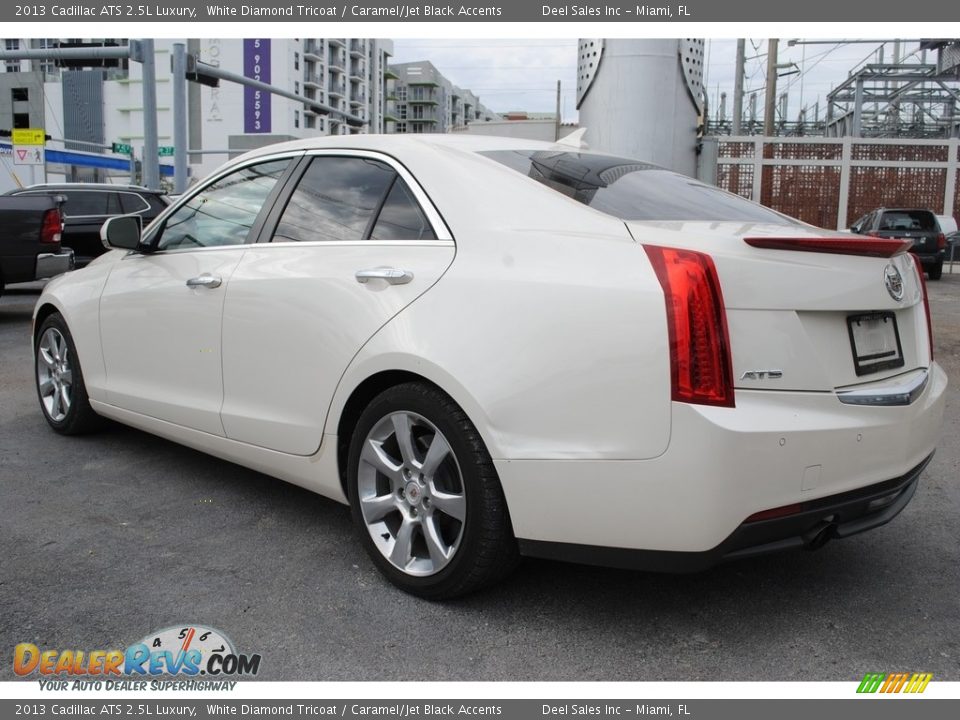 White Diamond Tricoat 2013 Cadillac ATS 2.5L Luxury Photo #7