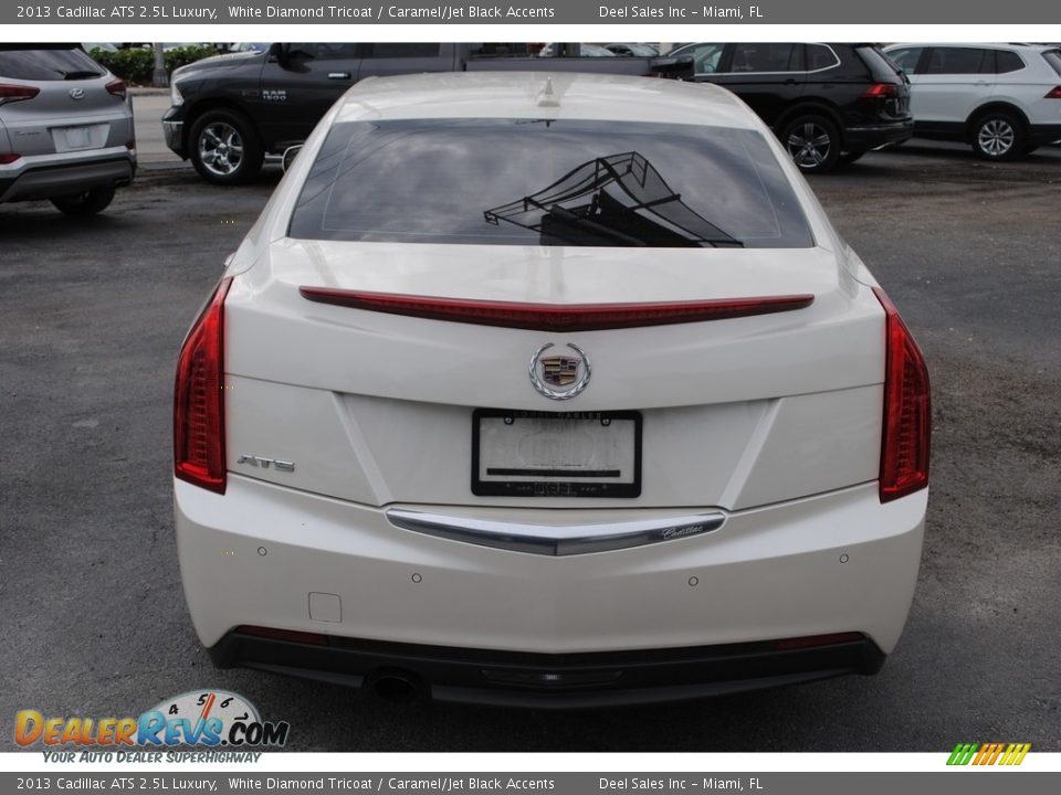 White Diamond Tricoat 2013 Cadillac ATS 2.5L Luxury Photo #8