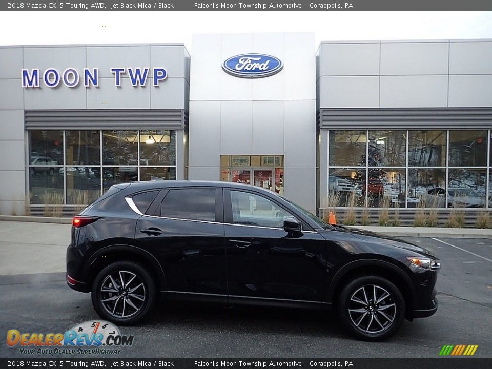 2018 Mazda CX-5 Touring AWD Jet Black Mica / Black Photo #1