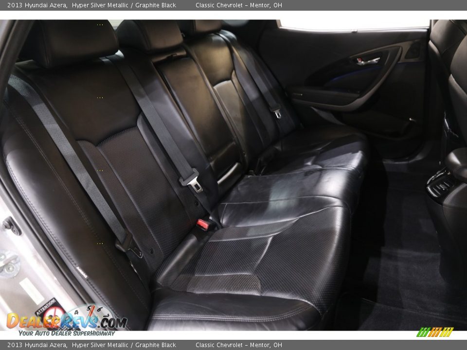 2013 Hyundai Azera Hyper Silver Metallic / Graphite Black Photo #19