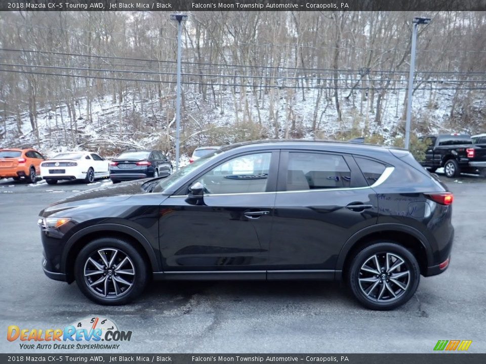 2018 Mazda CX-5 Touring AWD Jet Black Mica / Black Photo #6