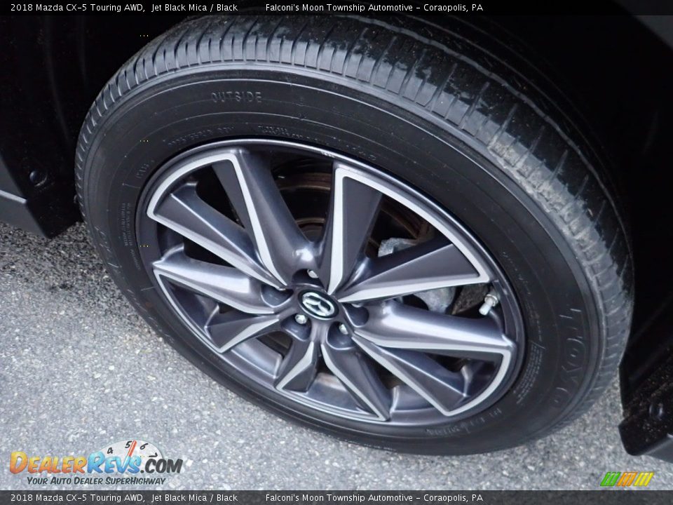 2018 Mazda CX-5 Touring AWD Jet Black Mica / Black Photo #10
