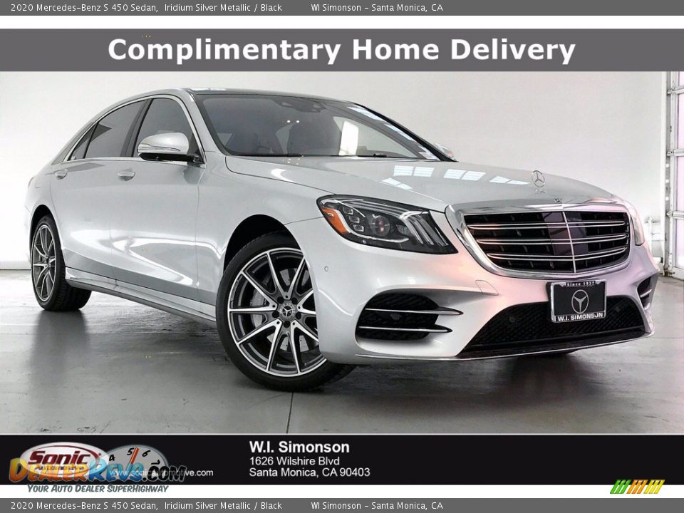 2020 Mercedes-Benz S 450 Sedan Iridium Silver Metallic / Black Photo #1