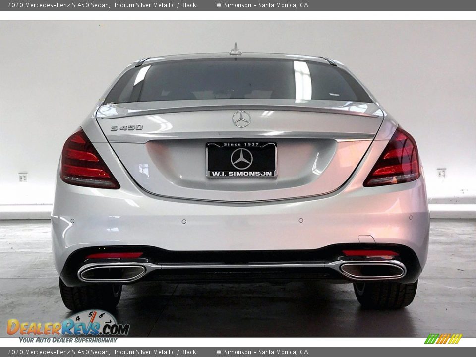 2020 Mercedes-Benz S 450 Sedan Iridium Silver Metallic / Black Photo #3