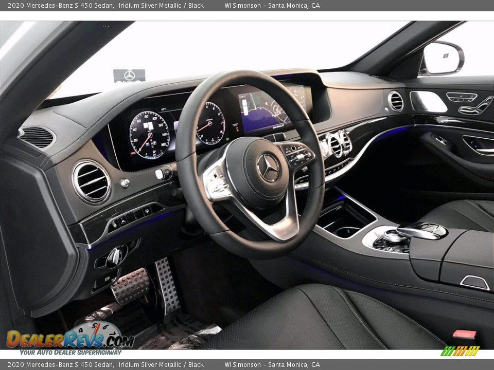 2020 Mercedes-Benz S 450 Sedan Iridium Silver Metallic / Black Photo #4
