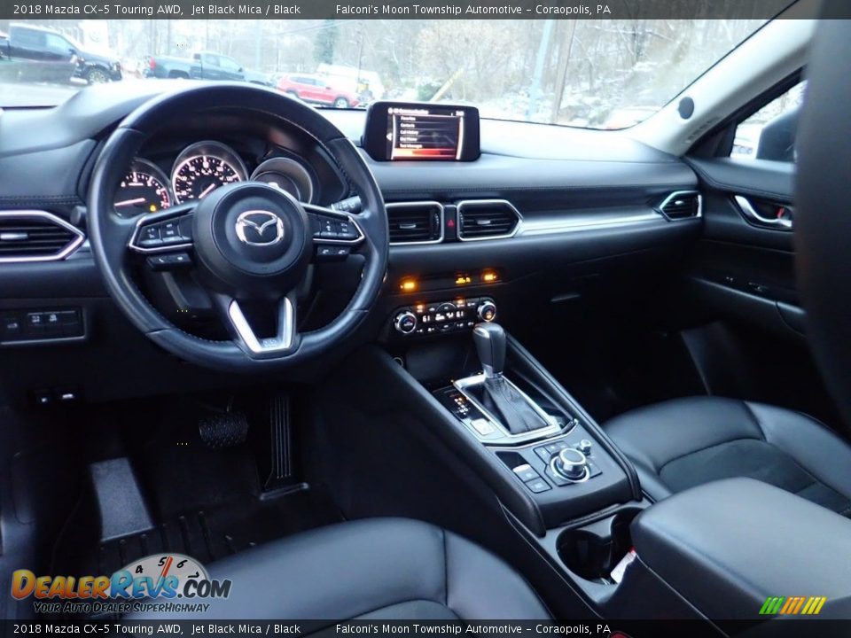 2018 Mazda CX-5 Touring AWD Jet Black Mica / Black Photo #17
