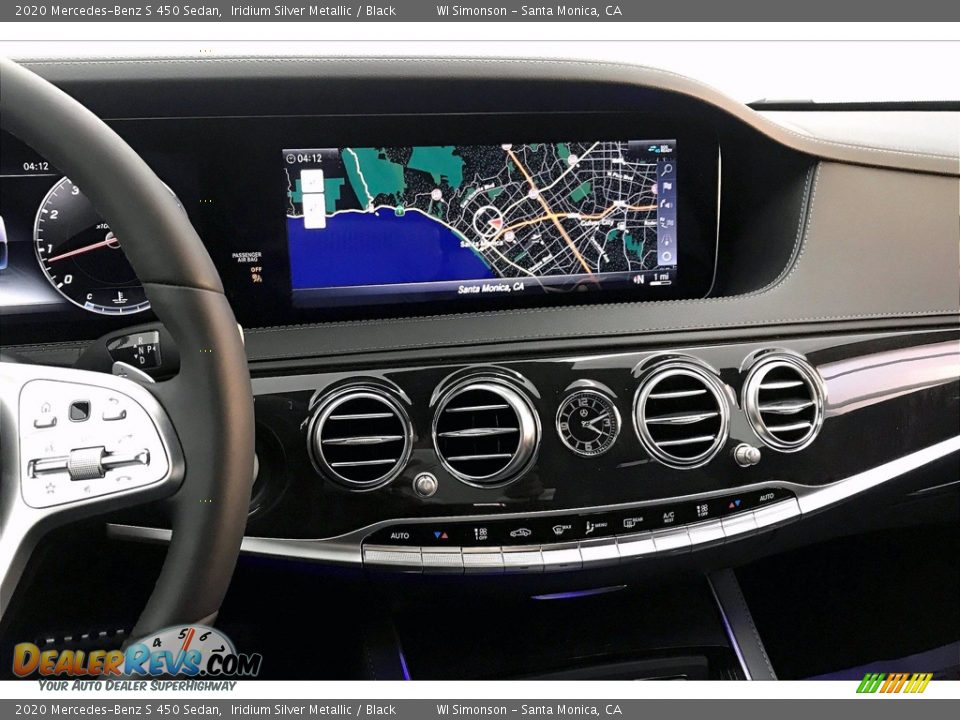 2020 Mercedes-Benz S 450 Sedan Iridium Silver Metallic / Black Photo #6