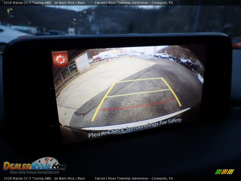 2018 Mazda CX-5 Touring AWD Jet Black Mica / Black Photo #25