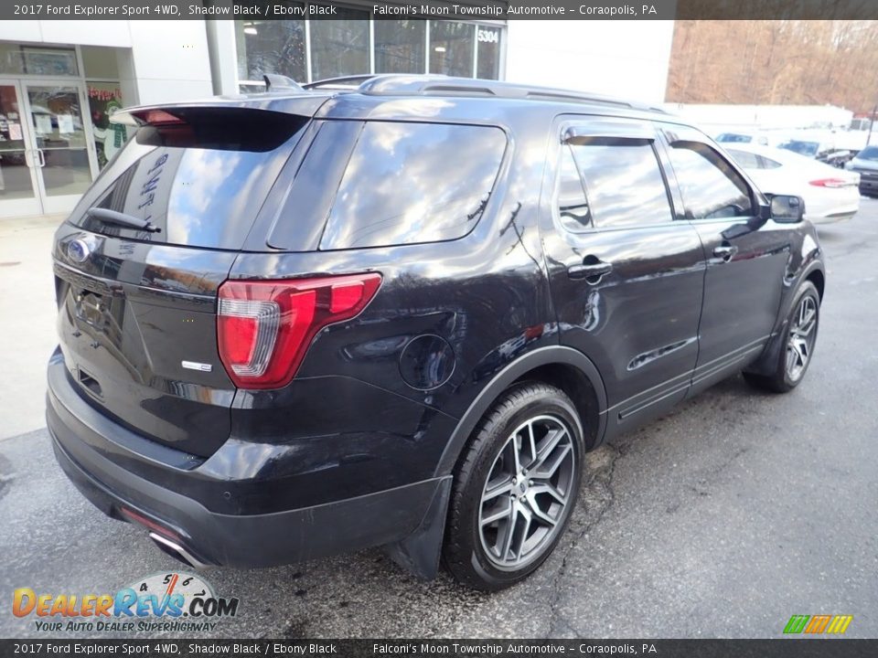 2017 Ford Explorer Sport 4WD Shadow Black / Ebony Black Photo #2