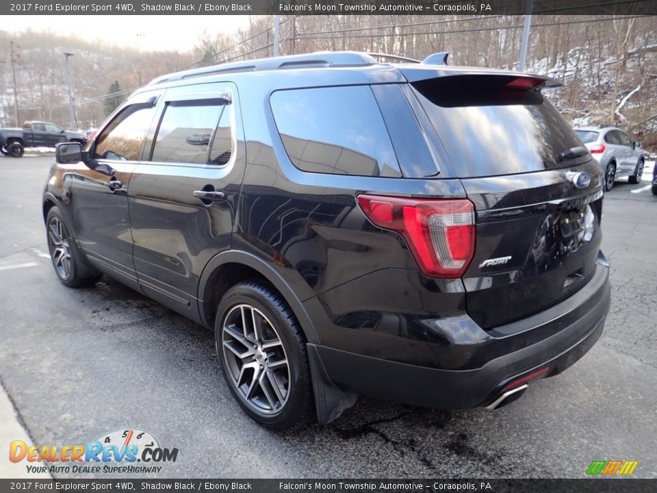 2017 Ford Explorer Sport 4WD Shadow Black / Ebony Black Photo #5