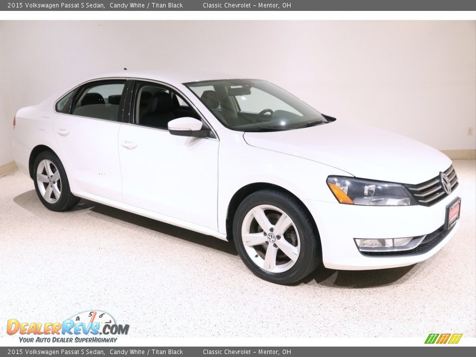 2015 Volkswagen Passat S Sedan Candy White / Titan Black Photo #1