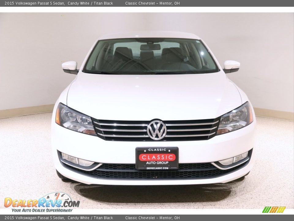 2015 Volkswagen Passat S Sedan Candy White / Titan Black Photo #2