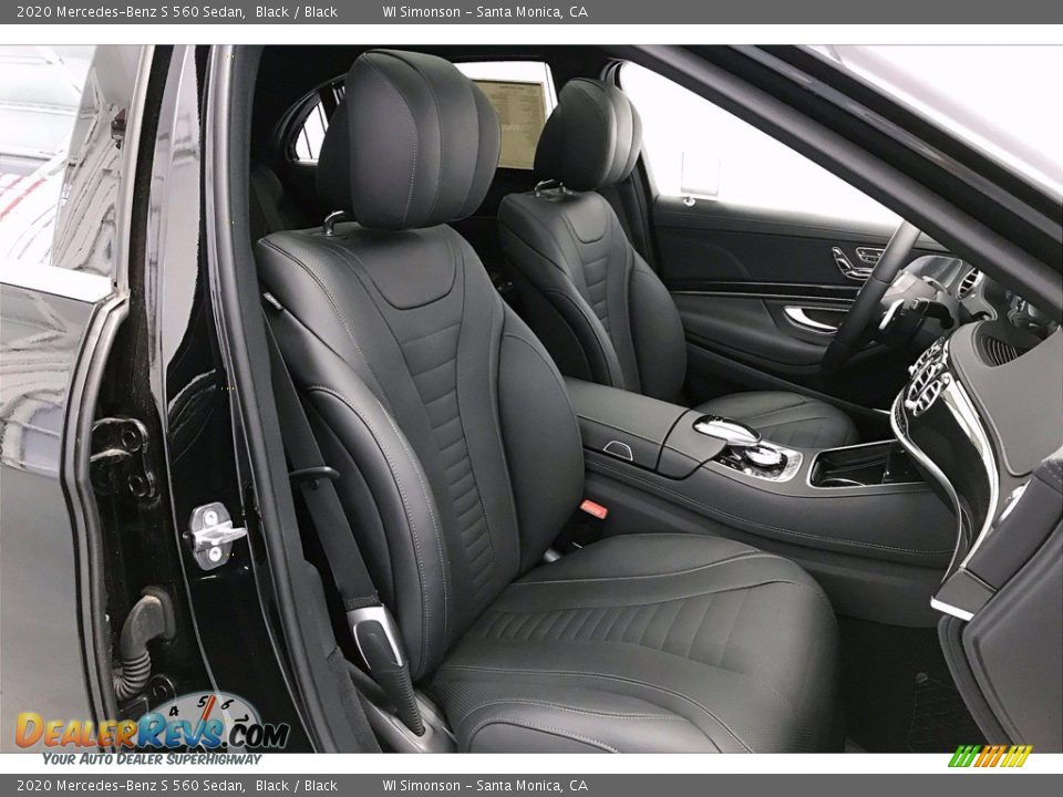 Black Interior - 2020 Mercedes-Benz S 560 Sedan Photo #5