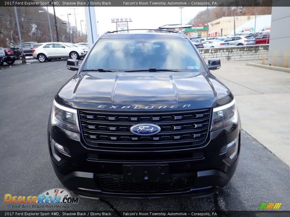 2017 Ford Explorer Sport 4WD Shadow Black / Ebony Black Photo #8