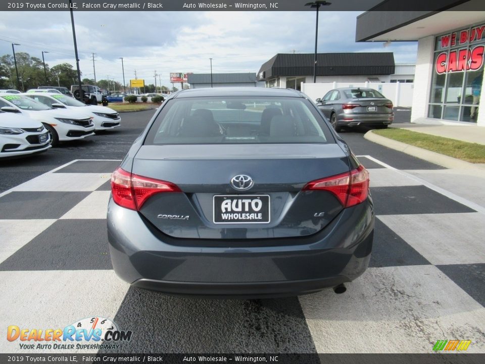 2019 Toyota Corolla LE Falcon Gray metallic / Black Photo #3