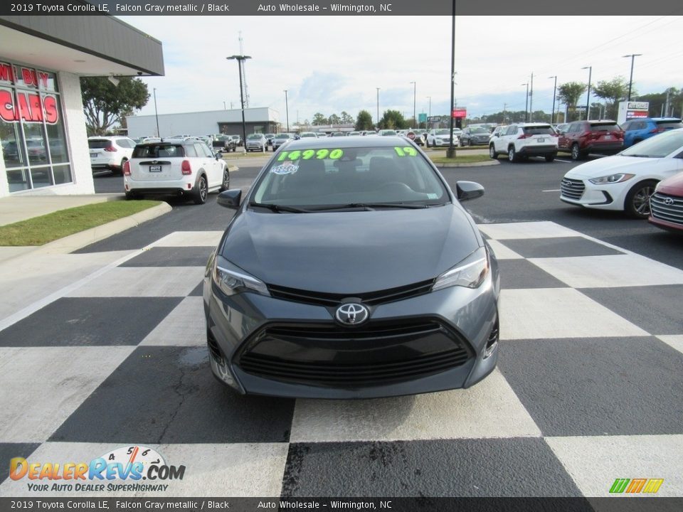 2019 Toyota Corolla LE Falcon Gray metallic / Black Photo #4