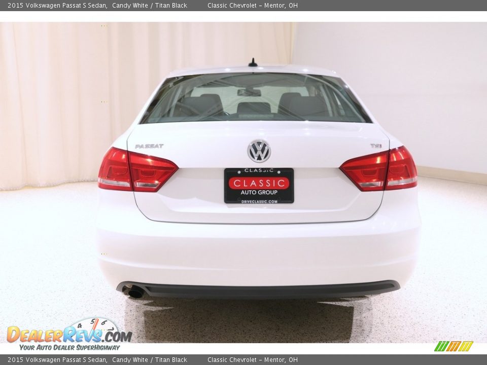 2015 Volkswagen Passat S Sedan Candy White / Titan Black Photo #16