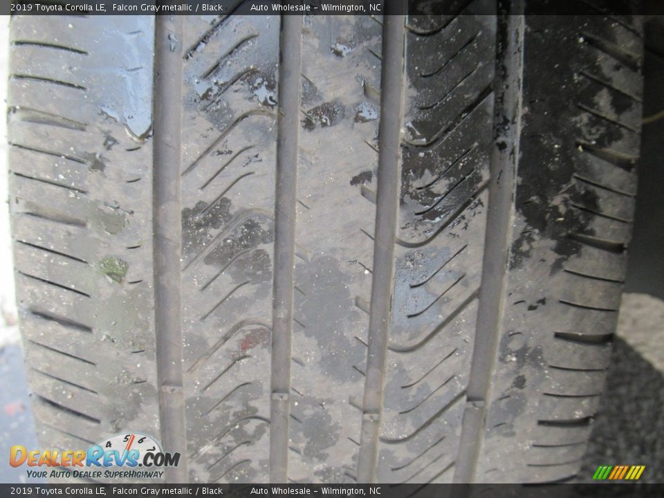 2019 Toyota Corolla LE Falcon Gray metallic / Black Photo #10