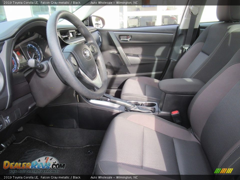 2019 Toyota Corolla LE Falcon Gray metallic / Black Photo #11