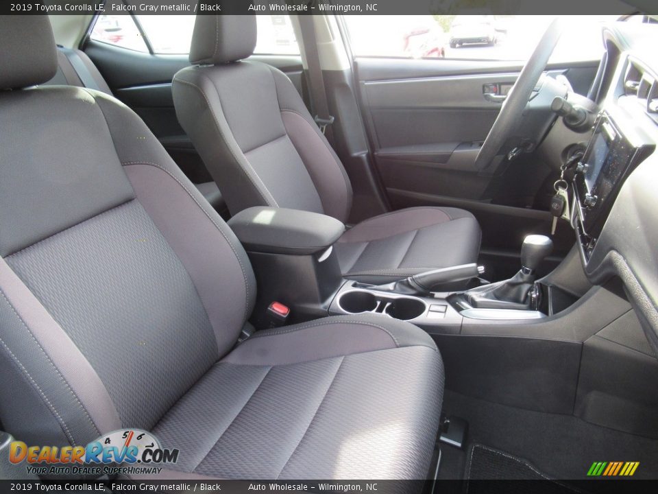 2019 Toyota Corolla LE Falcon Gray metallic / Black Photo #13