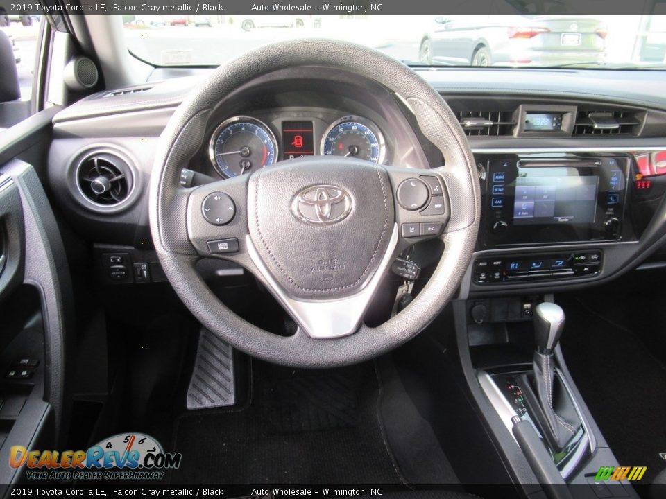2019 Toyota Corolla LE Falcon Gray metallic / Black Photo #15