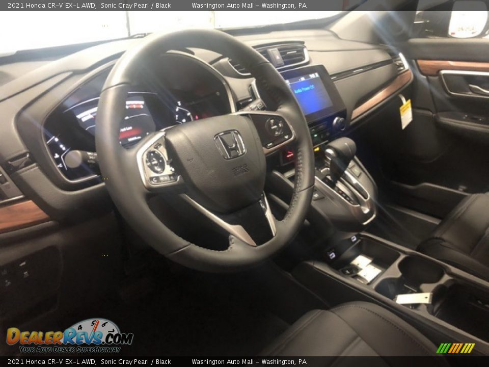 2021 Honda CR-V EX-L AWD Sonic Gray Pearl / Black Photo #5