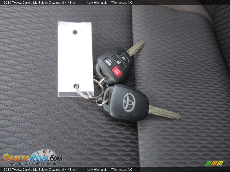 2019 Toyota Corolla LE Falcon Gray metallic / Black Photo #20